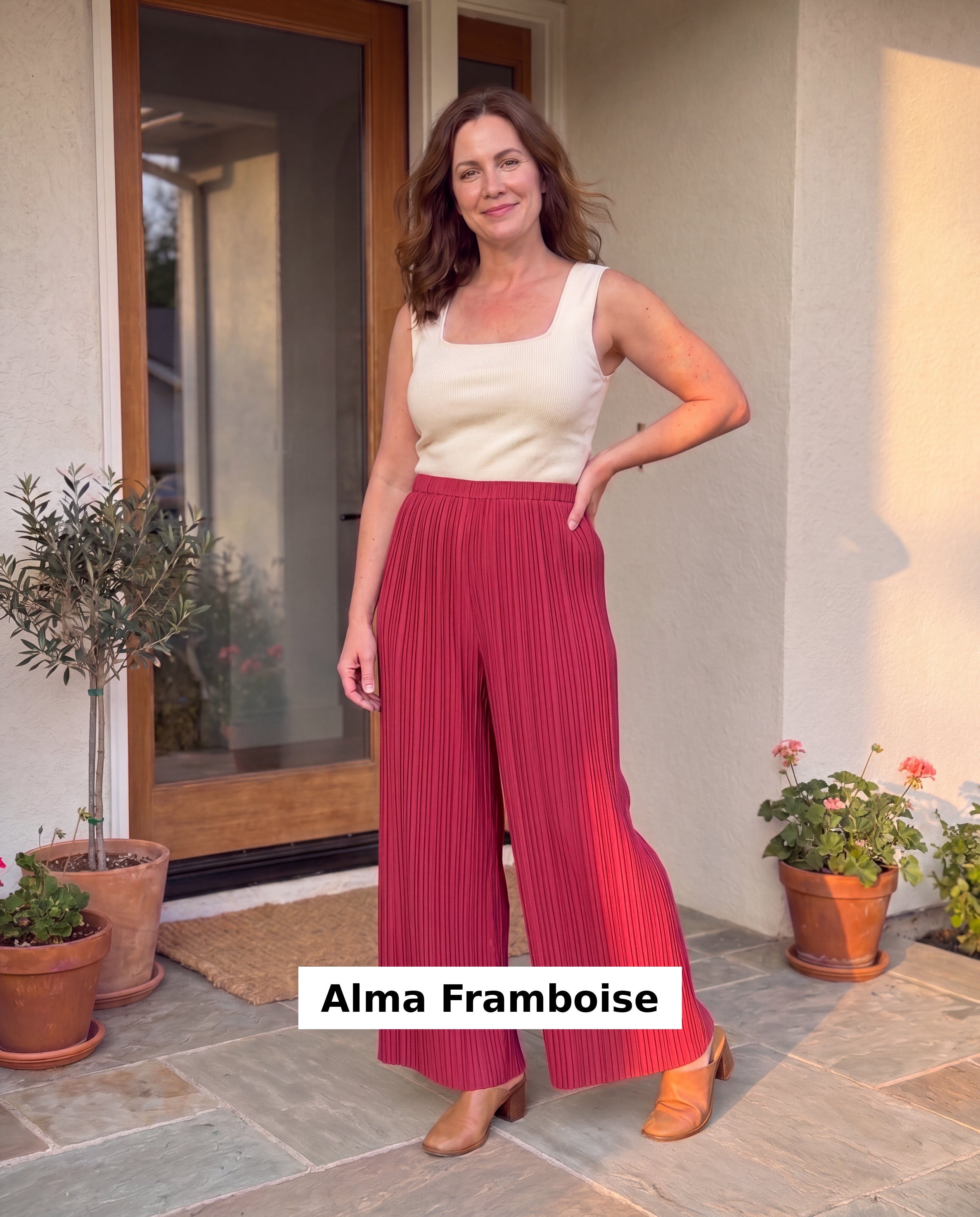 Framboise, pantalon Alma taille unique Lifestyle Privé