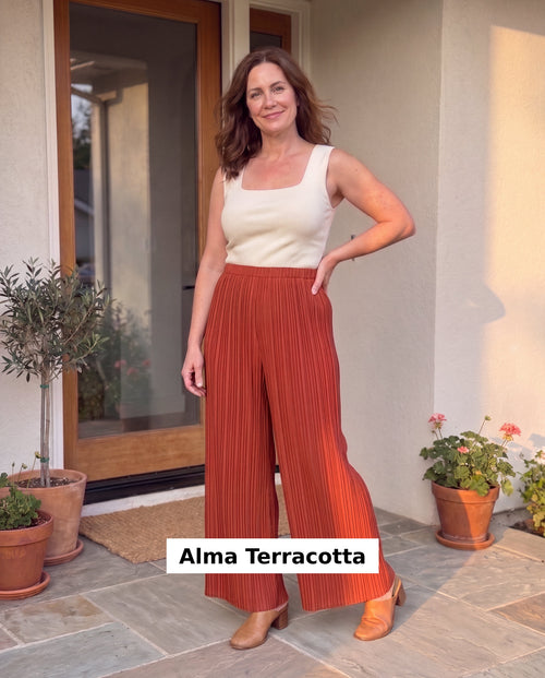 Terracotta, pantalon Alma taille unique Lifestyle Privé